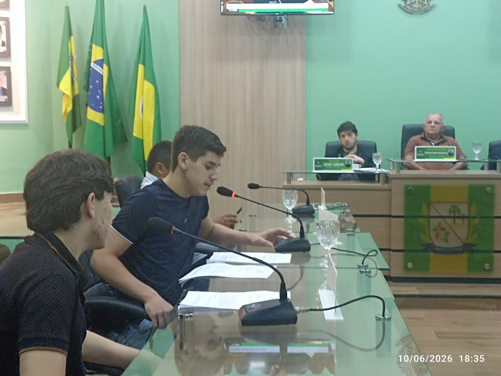Apresentação do projeto na Câmara dos Vereadores